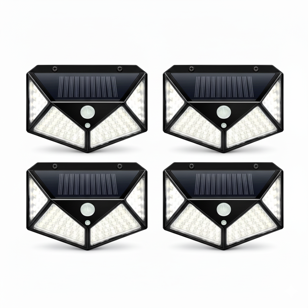 Kit de 4 Lámparas Solares