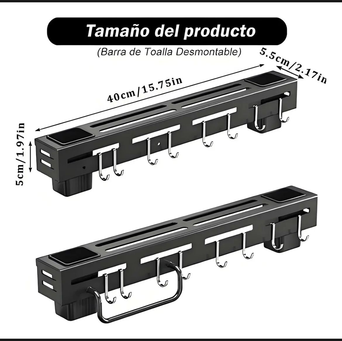Soporte para Cuchillos de Pared