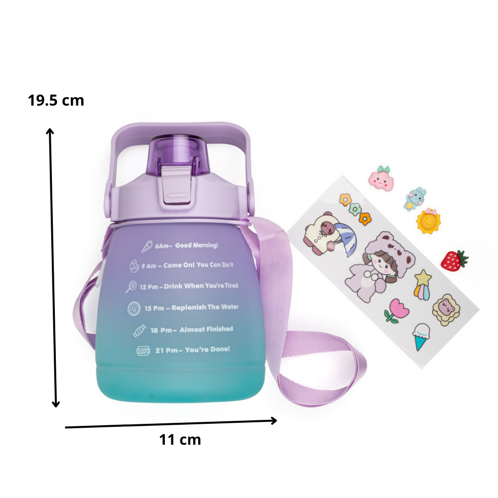 Botella Cilindro Deportiva Motivacional