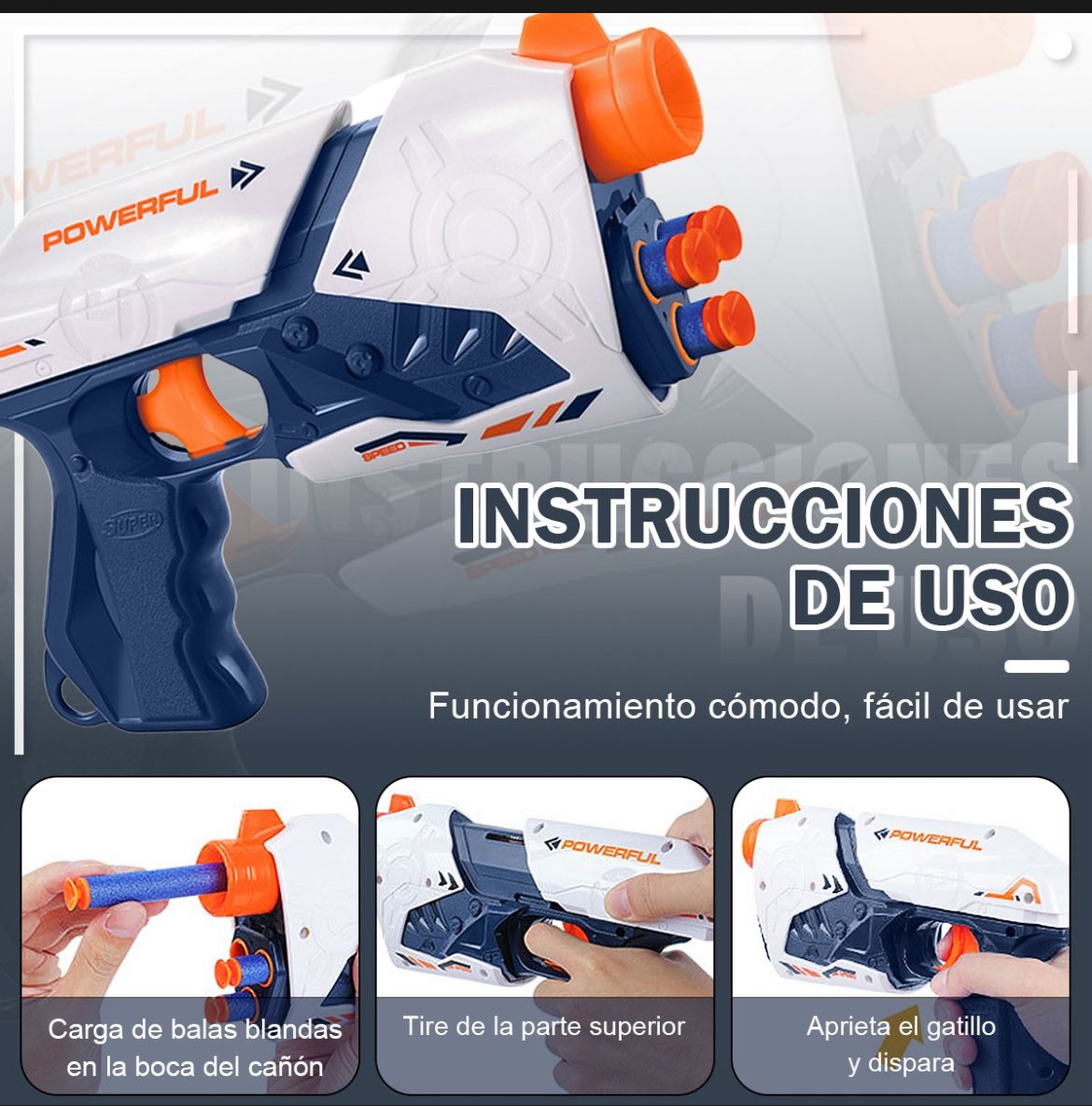 Pistola de Dardos de Espuma