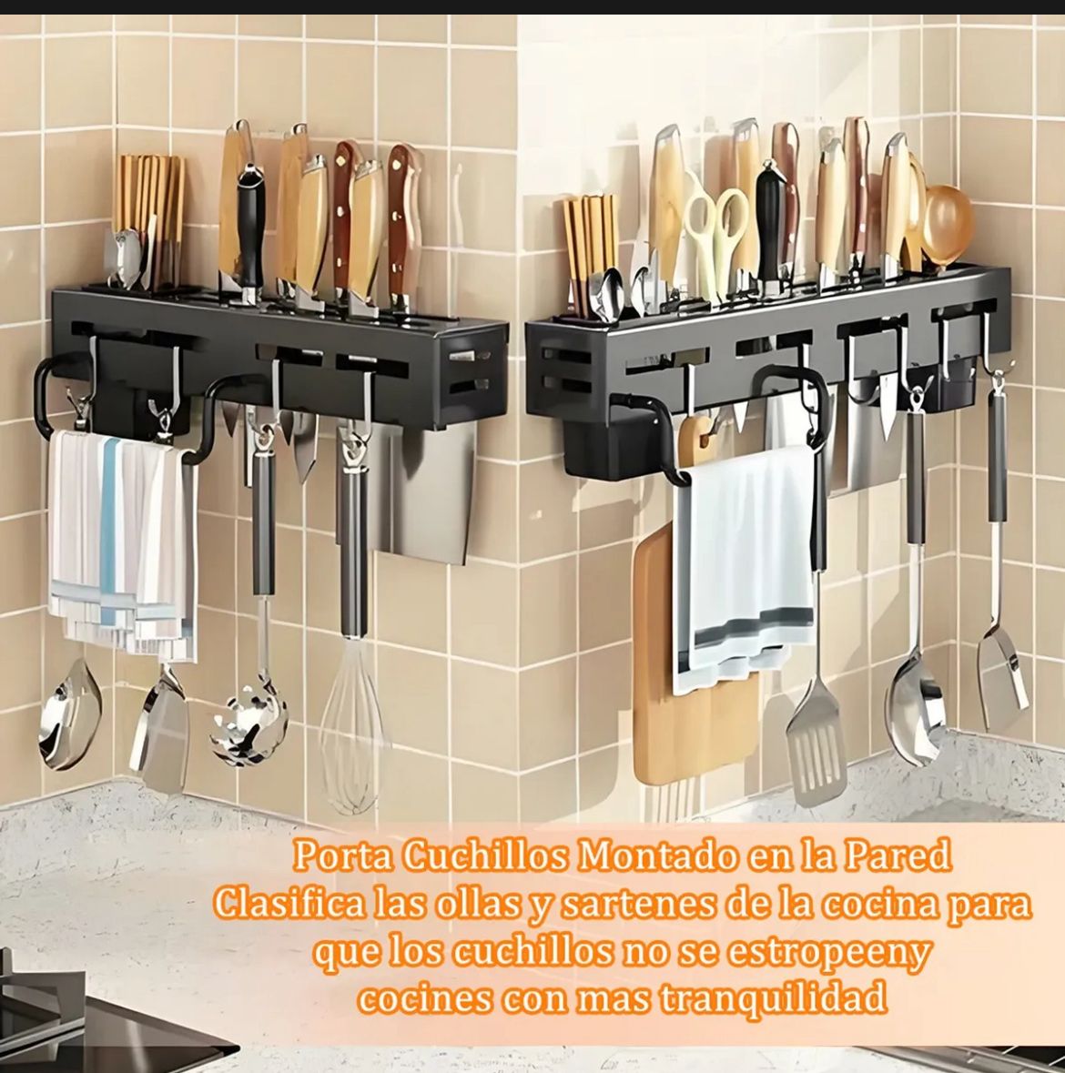 Soporte para Cuchillos de Pared