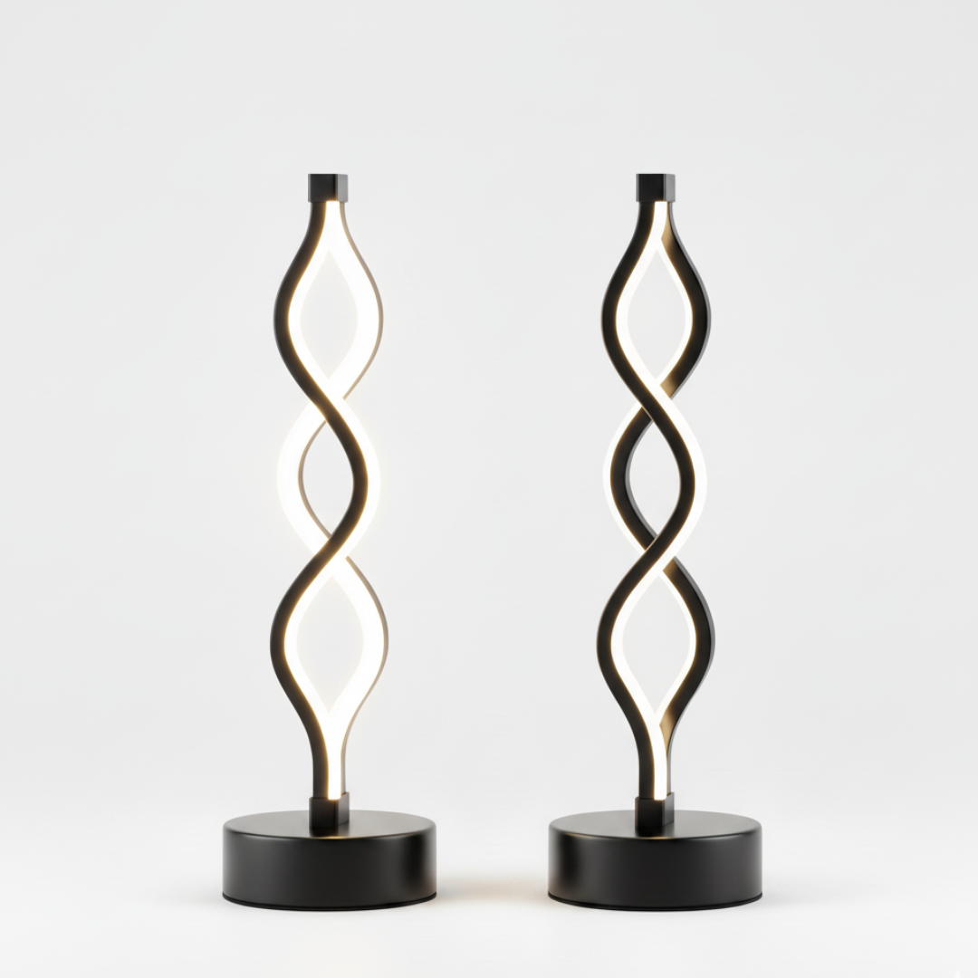 Set De 2 Lámparas De Mesa LED