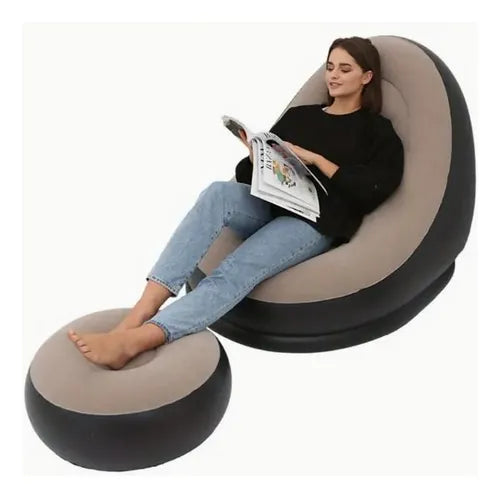 Sofa Sillon Inflable Ultra Cómodo Tipo P