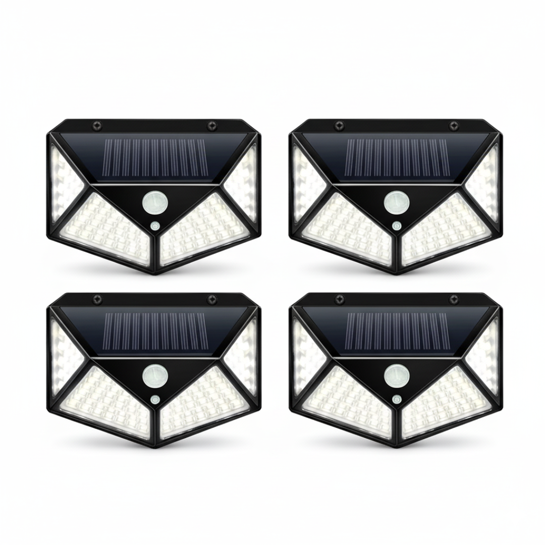 Kit de 4 Lámparas Solares