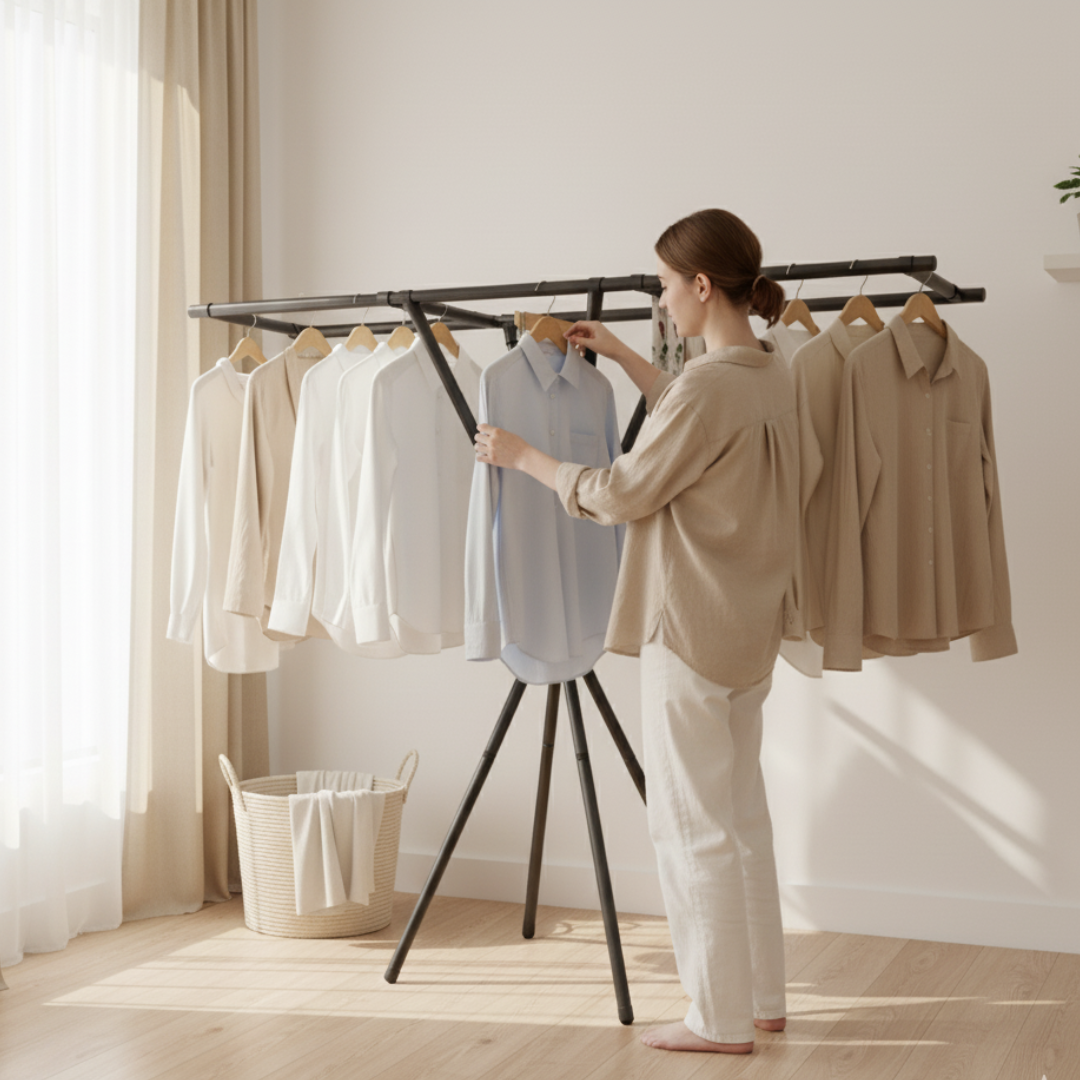 Perchero Para Secar Ropa Percha Ropa Plegable