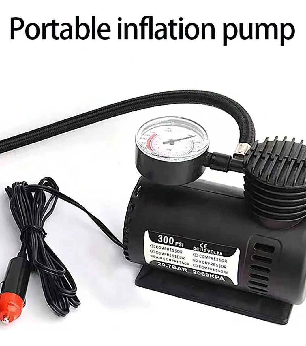 Mini Bomba De Aire Para Inflar 12V Portátil
