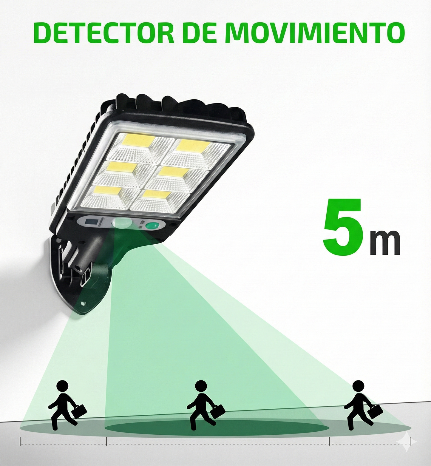 Lámpara Panel Solar Al Aire Libre