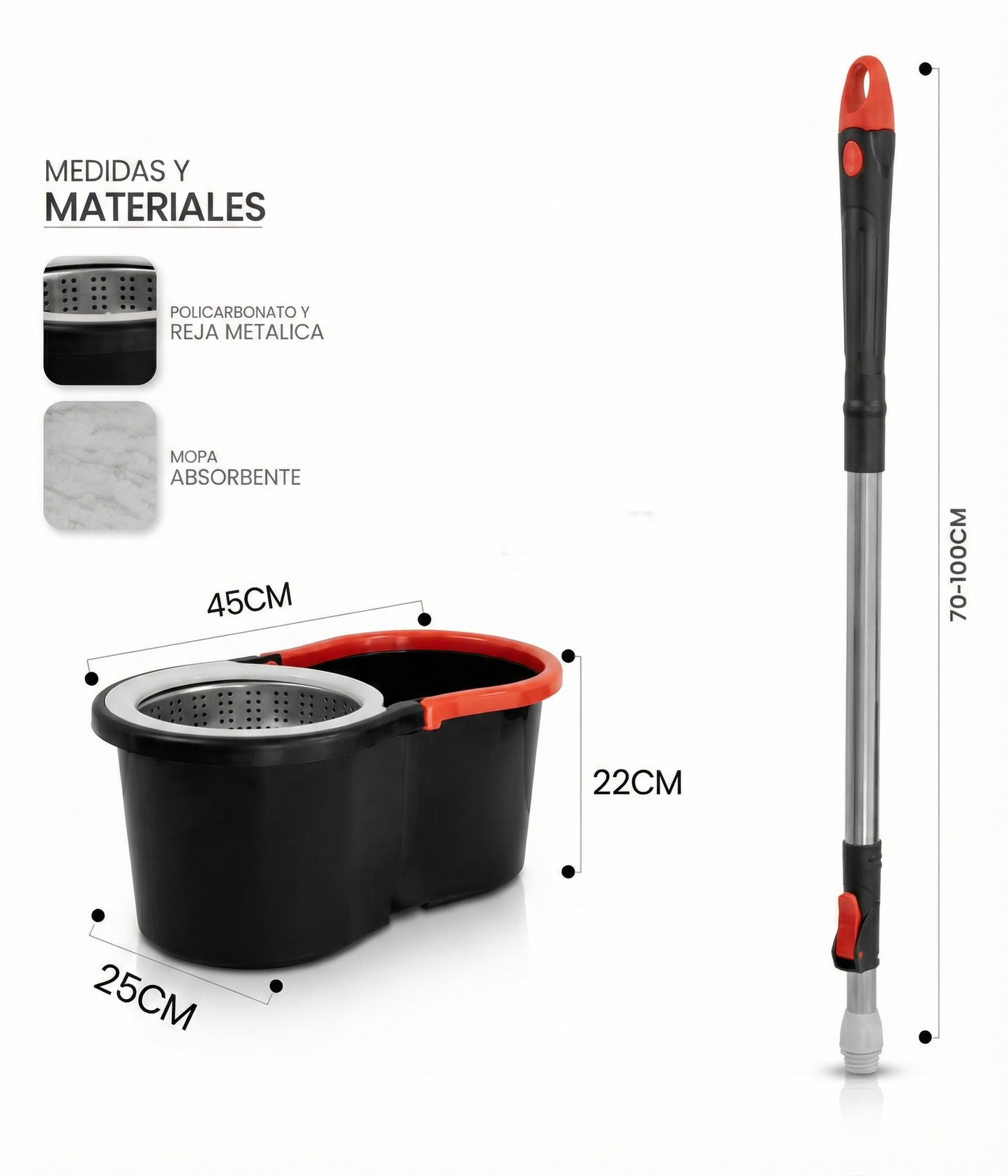 Cubeta Magic Mop Trapeador Mágico