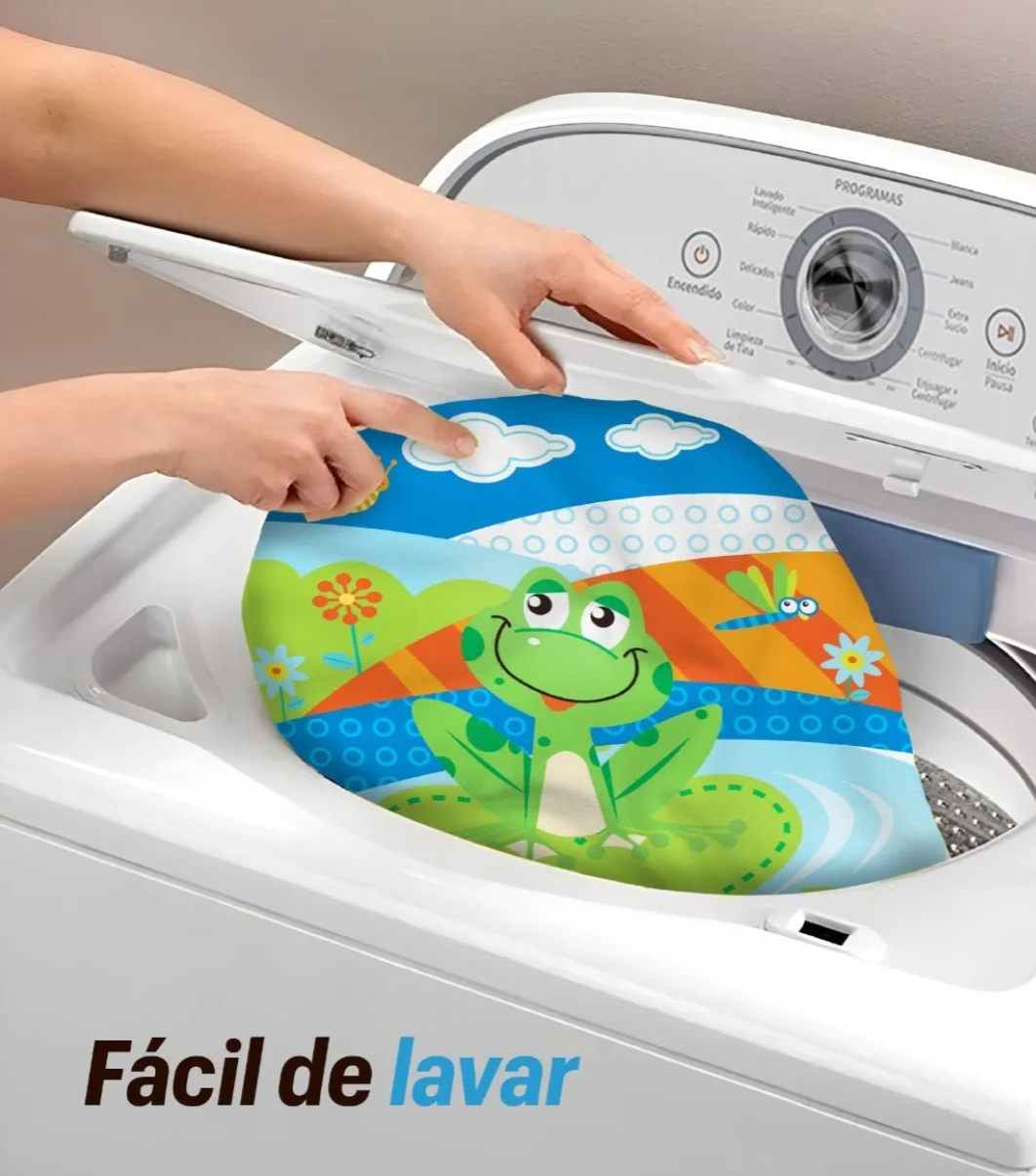 Silla Mecedora de Bebe Interactiva Color Azul