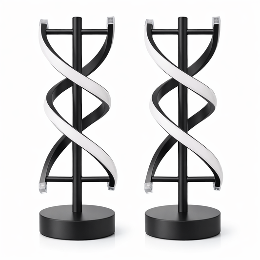 Set de 2 Lámparas LED Espiral Doble