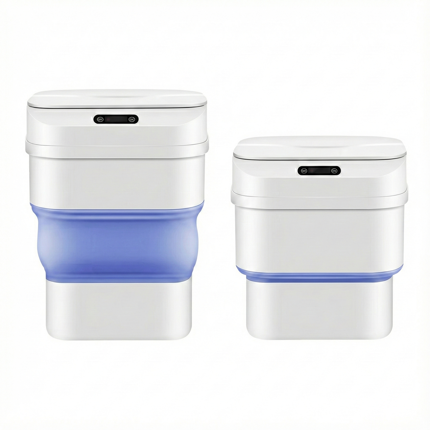 Bote De Basura Plegable Sin Contacto Con Sensor