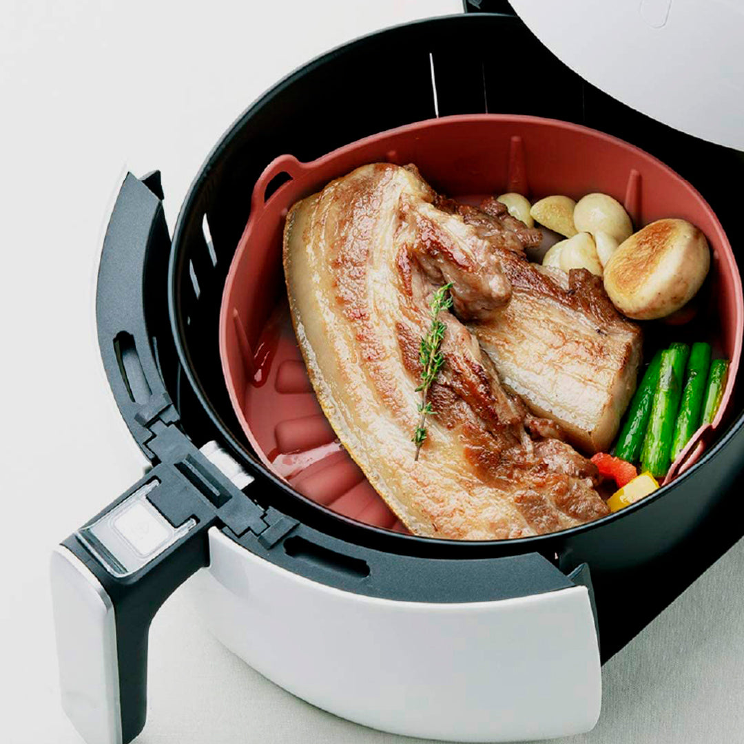 Olla de Silicona para Freidora de Aire (Air Fryer)