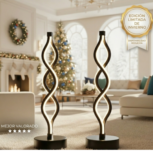 SET DE 2 LÁMPARAS LED DE MESA – DISEÑO MINIMALISTA Y ELEGANTE