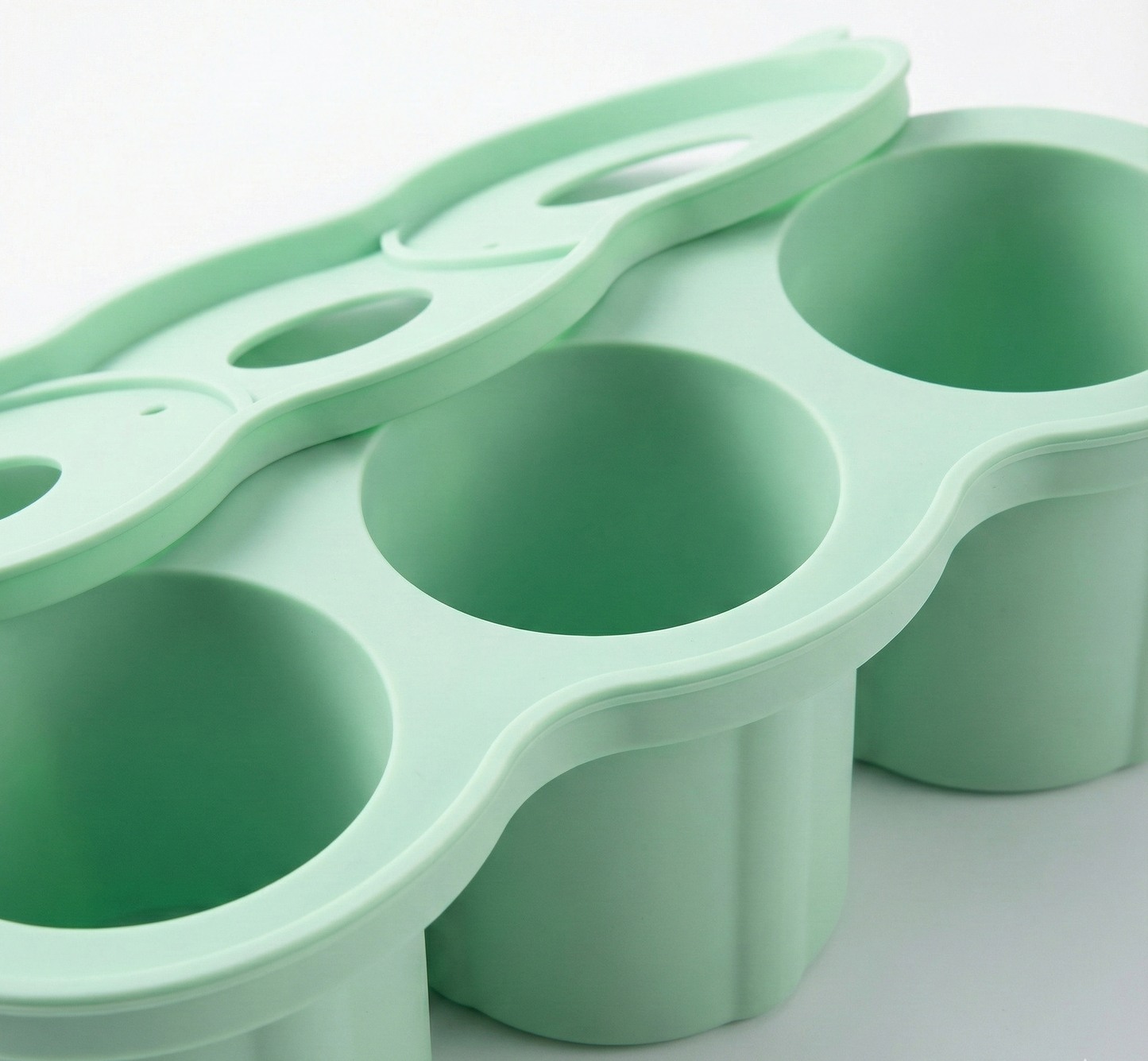 Molde de Hielo Cilíndrico de Silicona para Vasos Térmicos