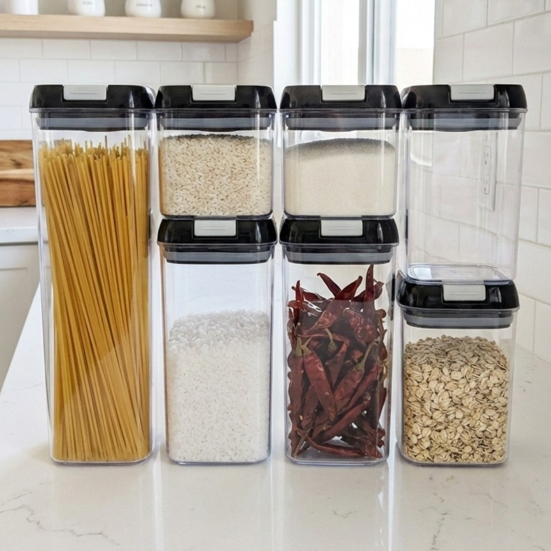 Set Premium de Contenedores Herméticos 7 Piezas