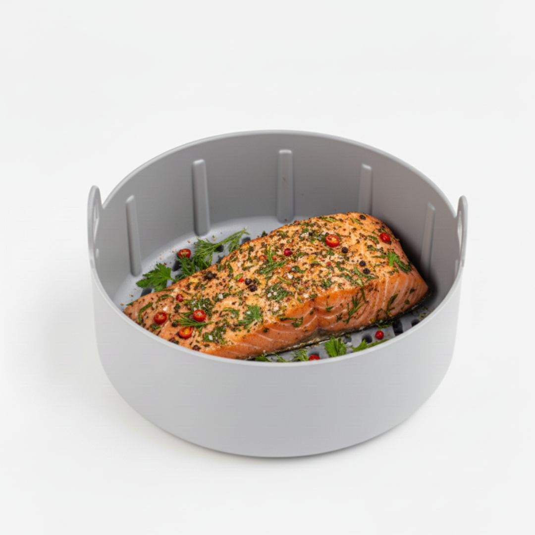 Olla de Silicona para Freidora de Aire (Air Fryer)