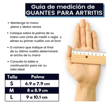 Guantes de Compresión Suaves para Artritis