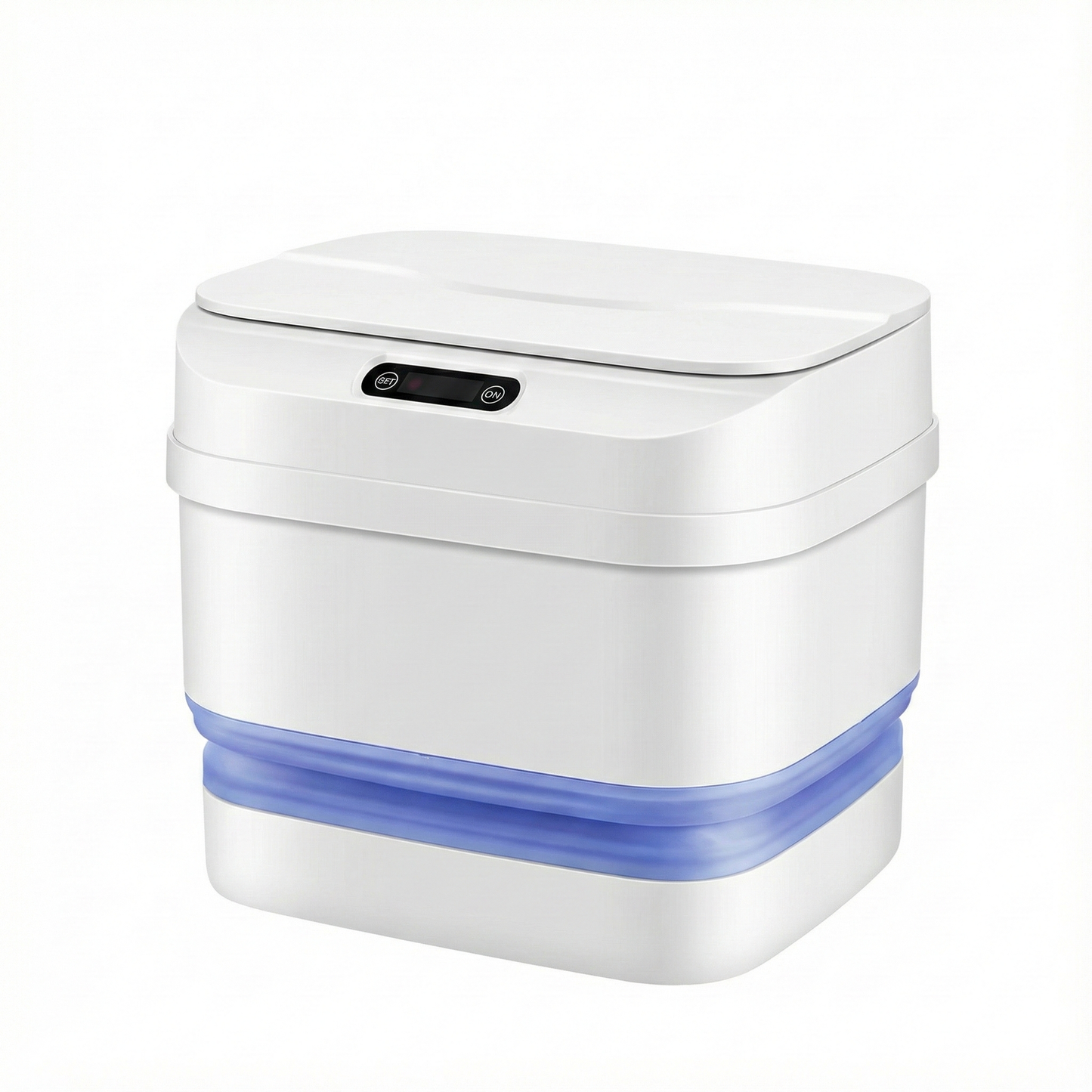 Bote De Basura Plegable Sin Contacto Con Sensor