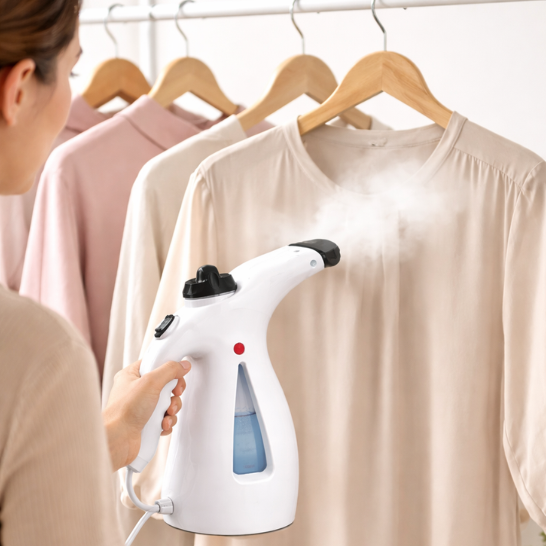 Plancha Vaporizadora de Mano – Rápida y Sin Tabla (Para Ropa, Cortinas y Tapizados)