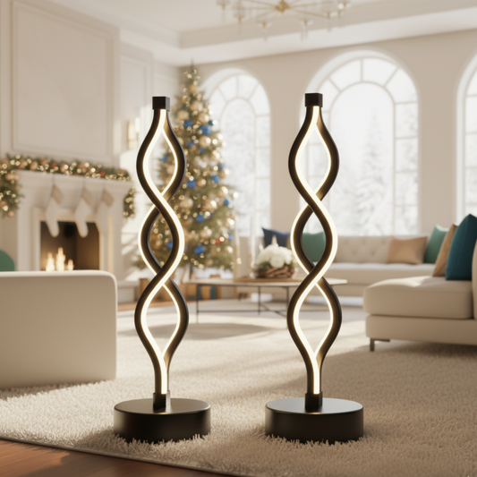 SET DE 2 LÁMPARAS LED DE MESA – DISEÑO MINIMALISTA Y ELEGANTE