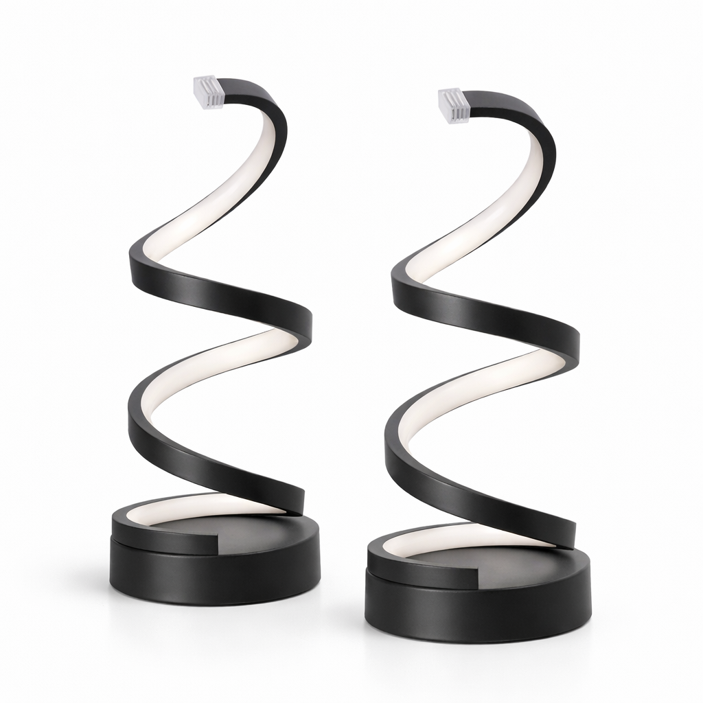 Set de 2 Lámparas LED Modelo Resorte