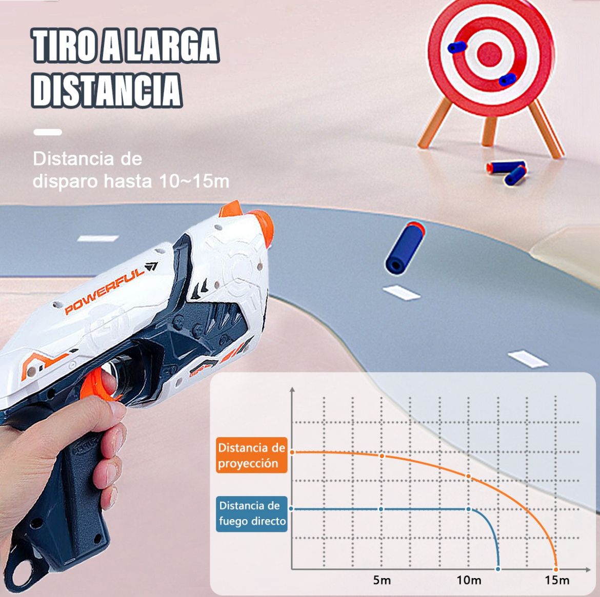 Pistola de Dardos de Espuma