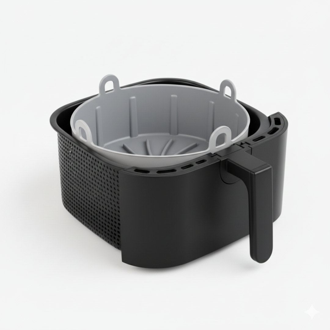 Olla de Silicona para Freidora de Aire (Air Fryer)