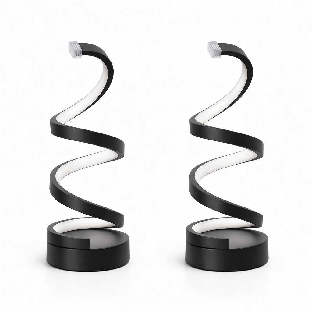 Set de 2 Lámparas LED Modelo Resorte