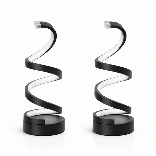 Set de 2 Lámparas LED Modelo Resorte