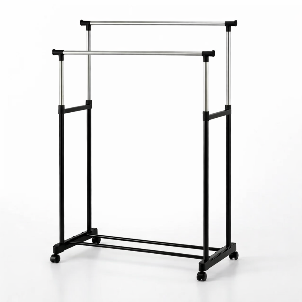 Organizador Doble Para Ropa Perchero