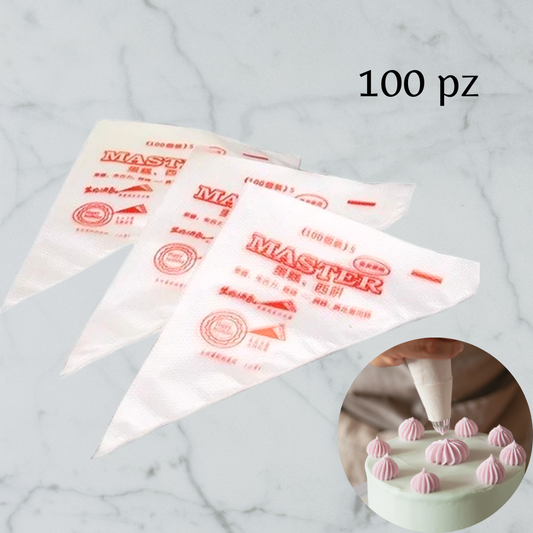 100pz Manga Pastelera 24cm Desechable