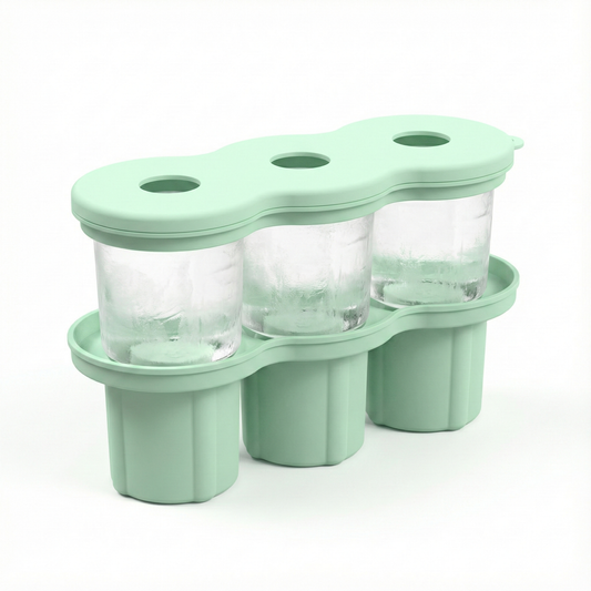 Molde de Hielo Cilíndrico de Silicona para Vasos Térmicos