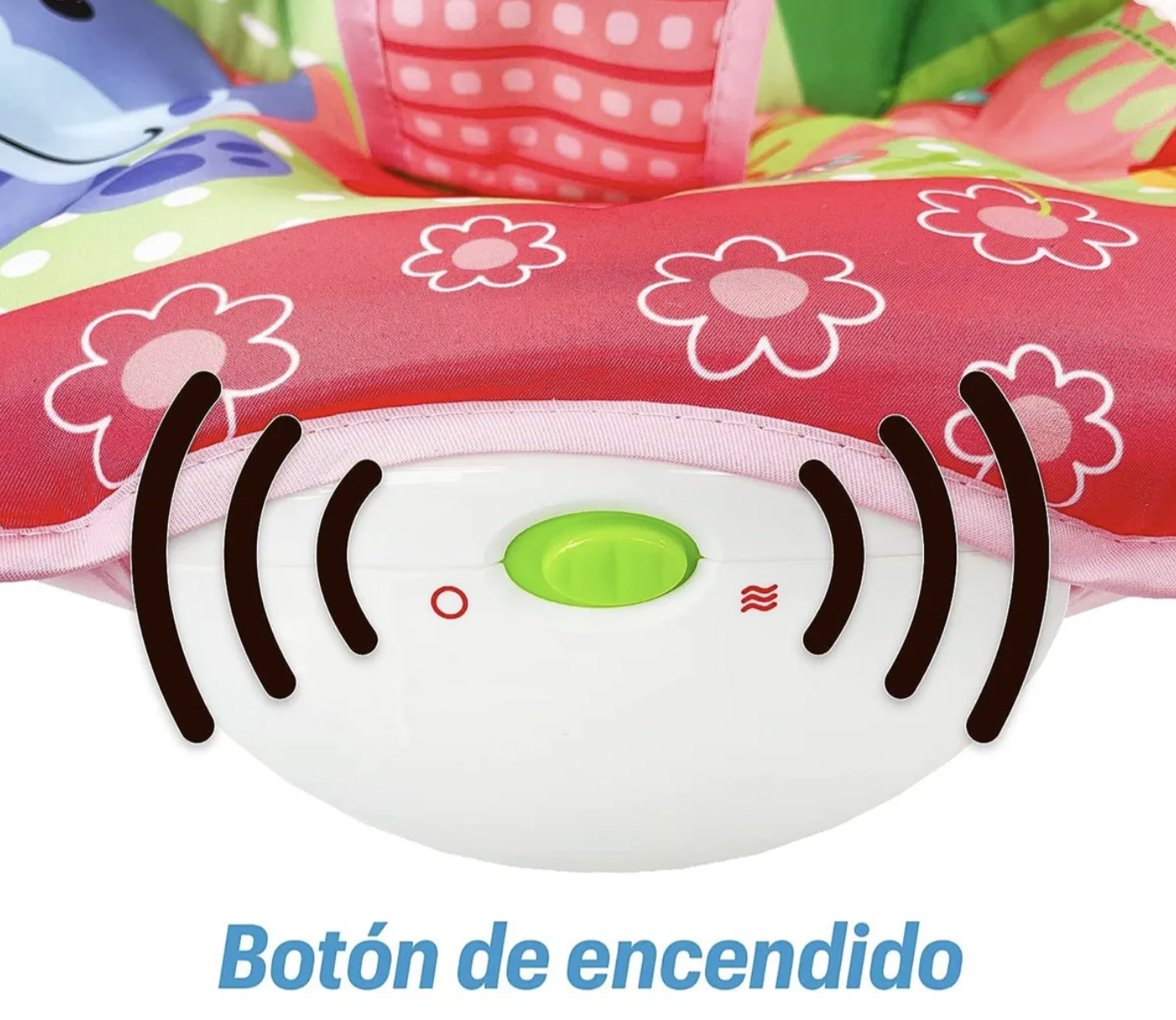 Silla Mecedora de Bebe Interactiva Color Azul