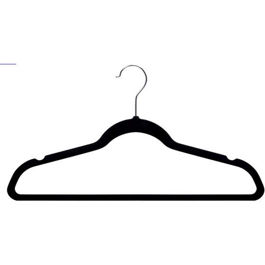 50 Ganchos Para Ropa Aterciopelado