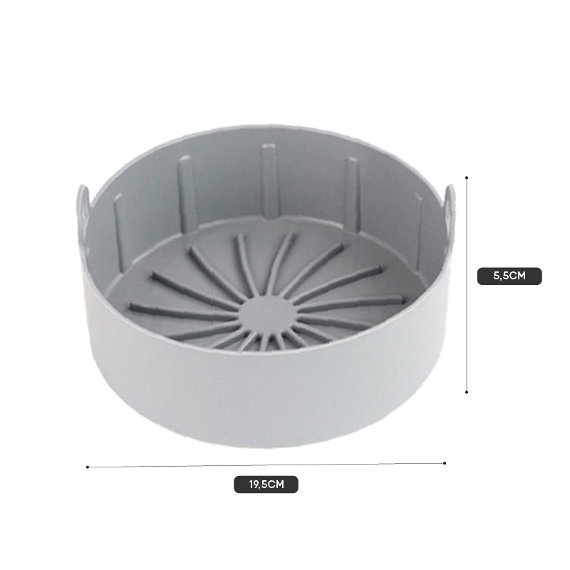 Olla de Silicona para Freidora de Aire (Air Fryer)